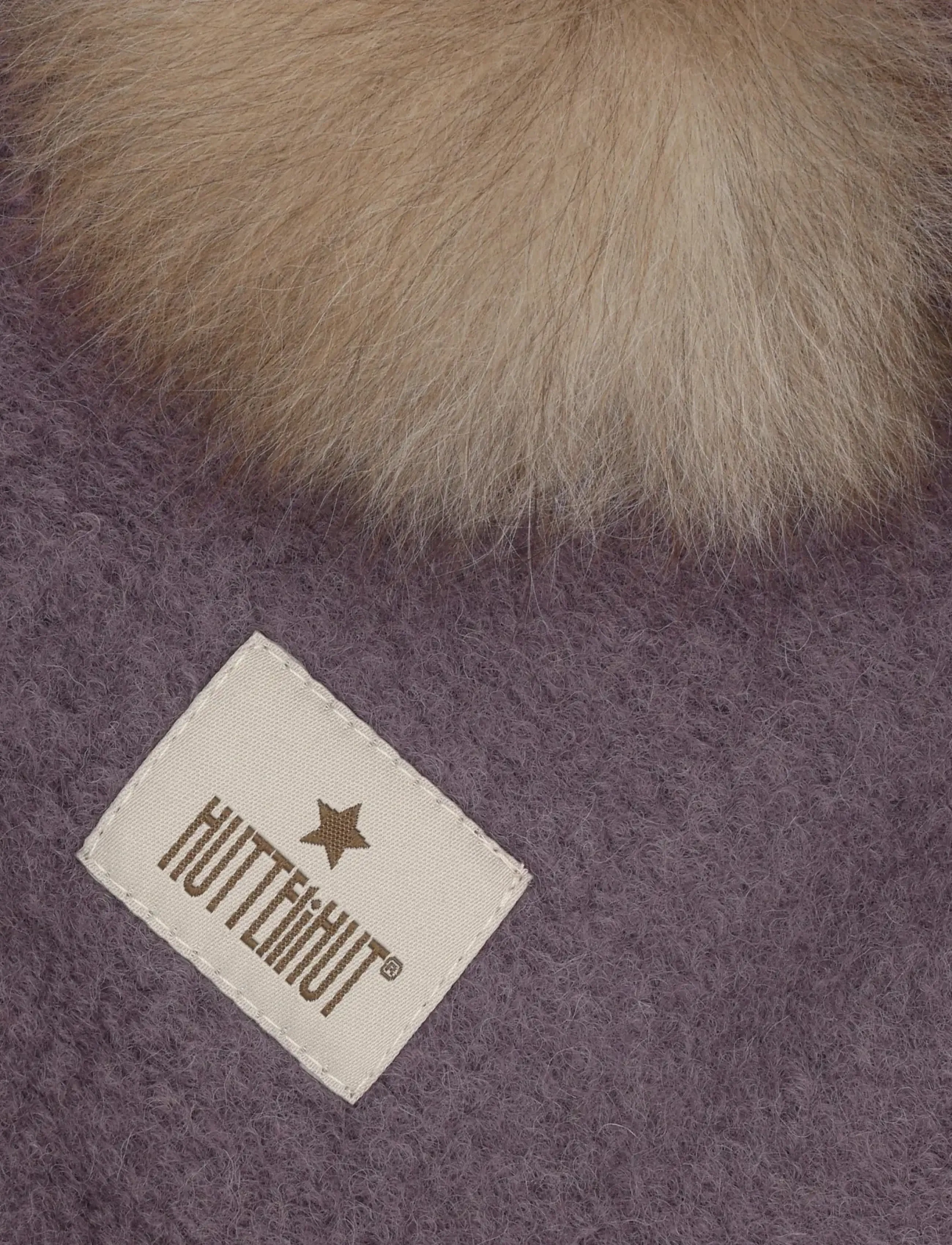 Huttelihut - Balaclava Wool Alpaca Pompoms - vinteraccessoarer - moonscape - 2