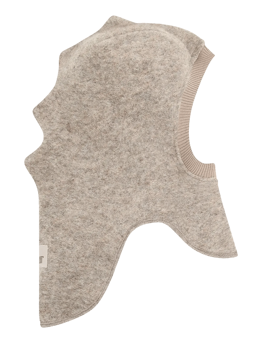 Huttelihut - Balaclava Triangles Wool - vinteraccessoarer - camel melange - 0