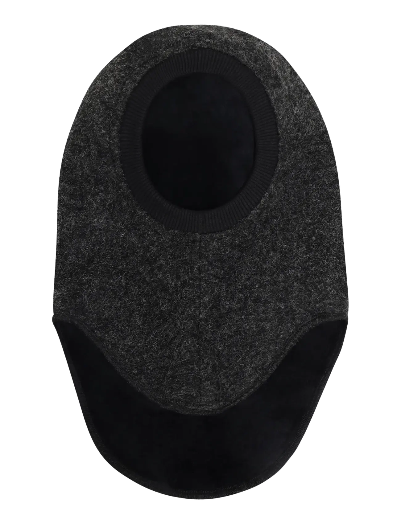 Huttelihut - Balaclava Triangles Wool - accessoarer - dark grey melange - 1