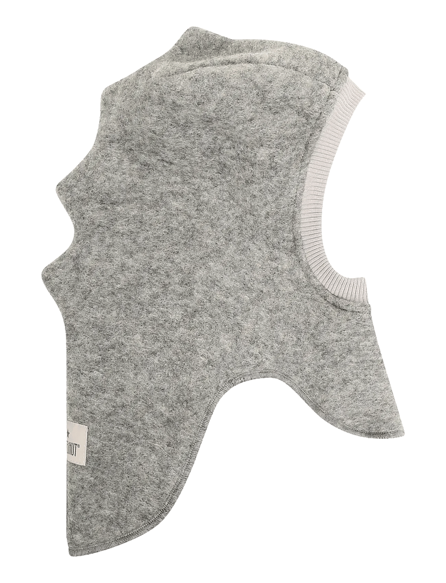 Huttelihut - Balaclava Triangles Wool - vinteraccessoarer - medium grey melange - 0