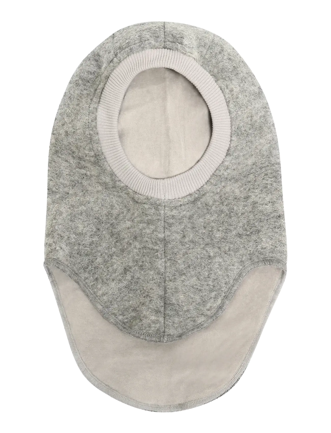 Huttelihut - Balaclava Triangles Wool - vinteraccessoarer - medium grey melange - 1