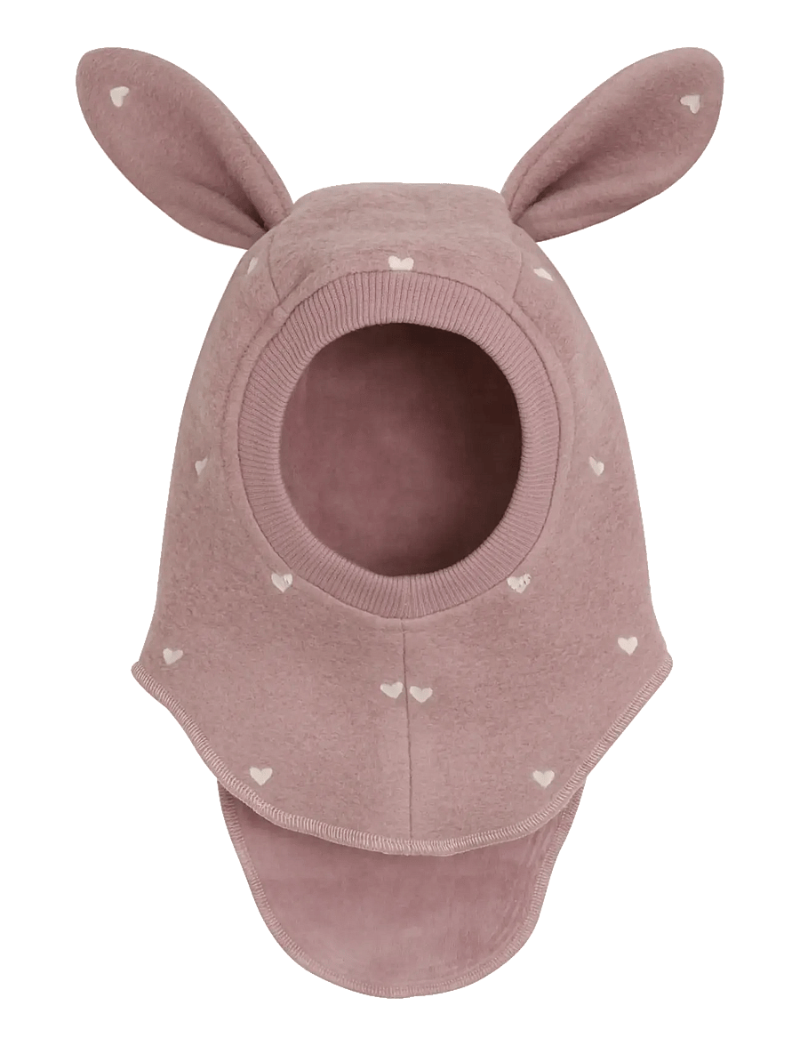 Huttelihut - Balaclava Ears Emb. Wool - talvised aksessuaarid - deauville mauve - 0