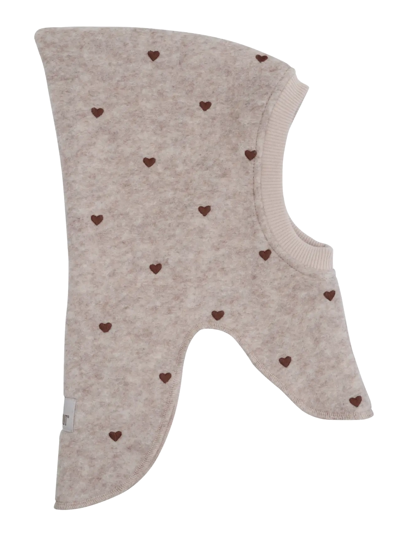 Huttelihut Balaclava Emb. Wool - Vintersport - SAND MELANGE / beige