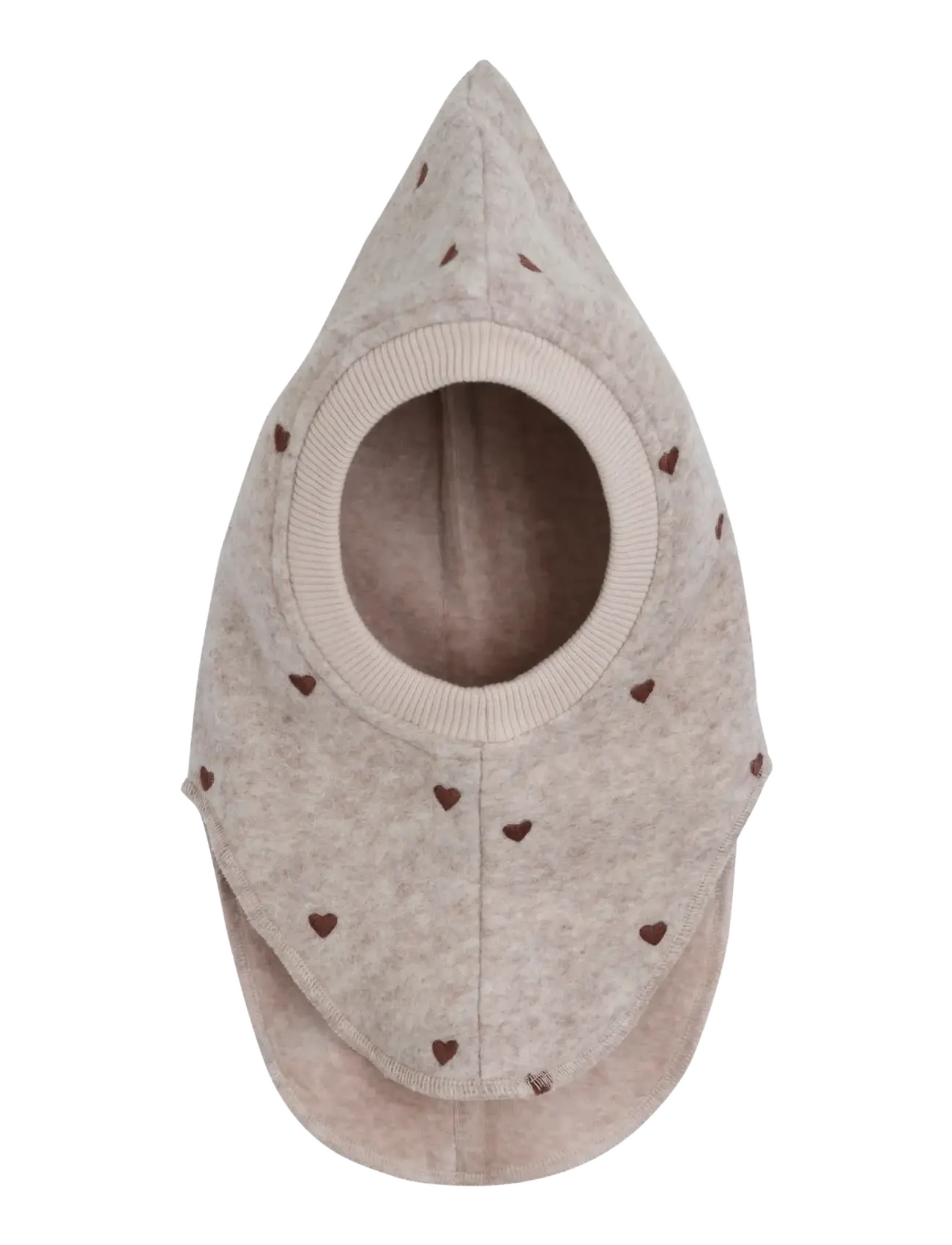 Huttelihut - Balaclava Emb. Wool - vinteraccessoarer - sand melange - 1
