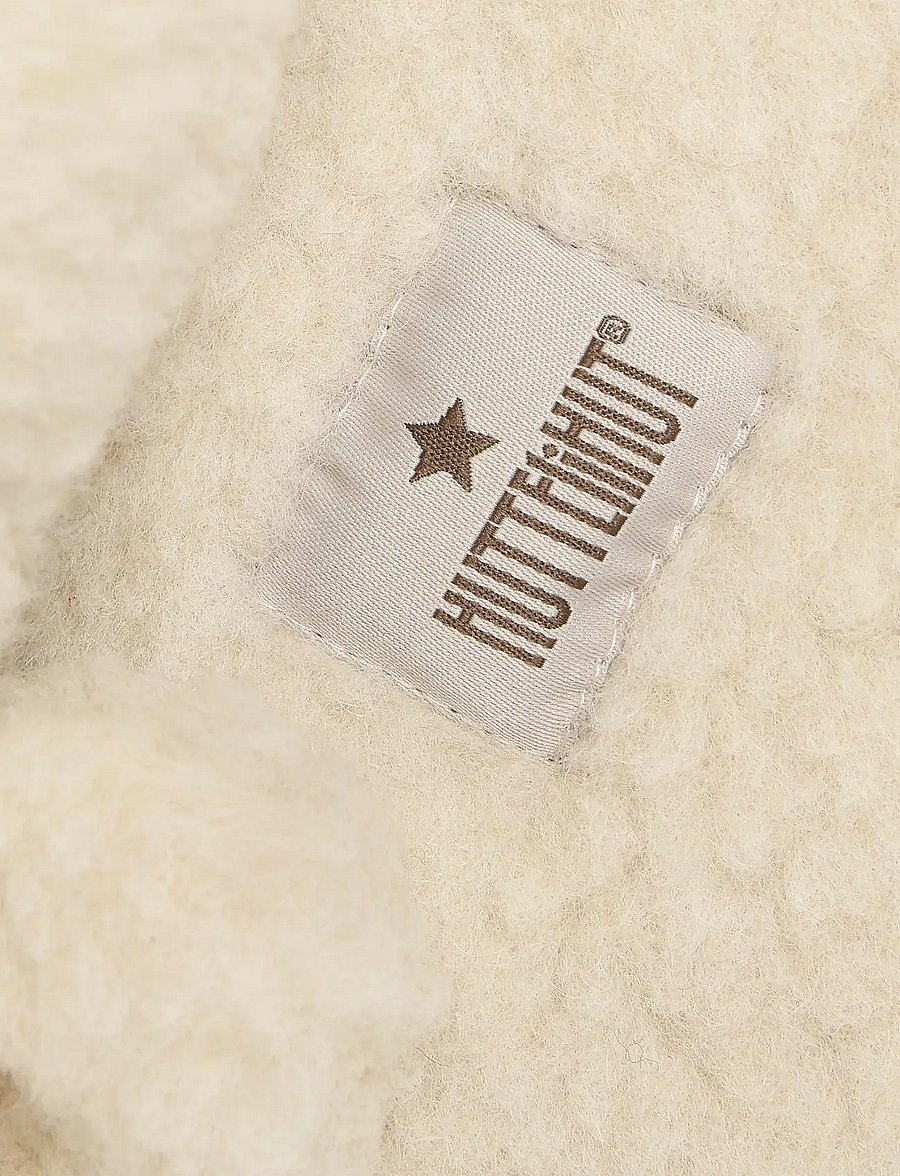 Huttelihut - Balaclava Ears Wool Teddy - vinteraccessoarer - cement - 2