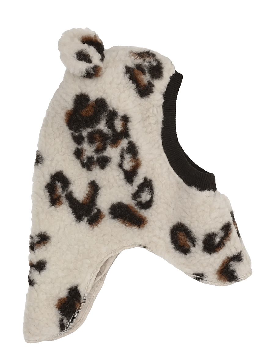 Huttelihut - Balaclava Wool Teddy Jacquard - vinteraccessoarer - cement - 0
