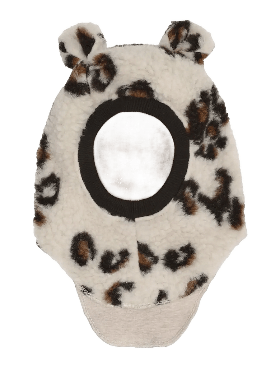 Huttelihut - Balaclava Wool Teddy Jacquard - vinteraccessoarer - cement - 1
