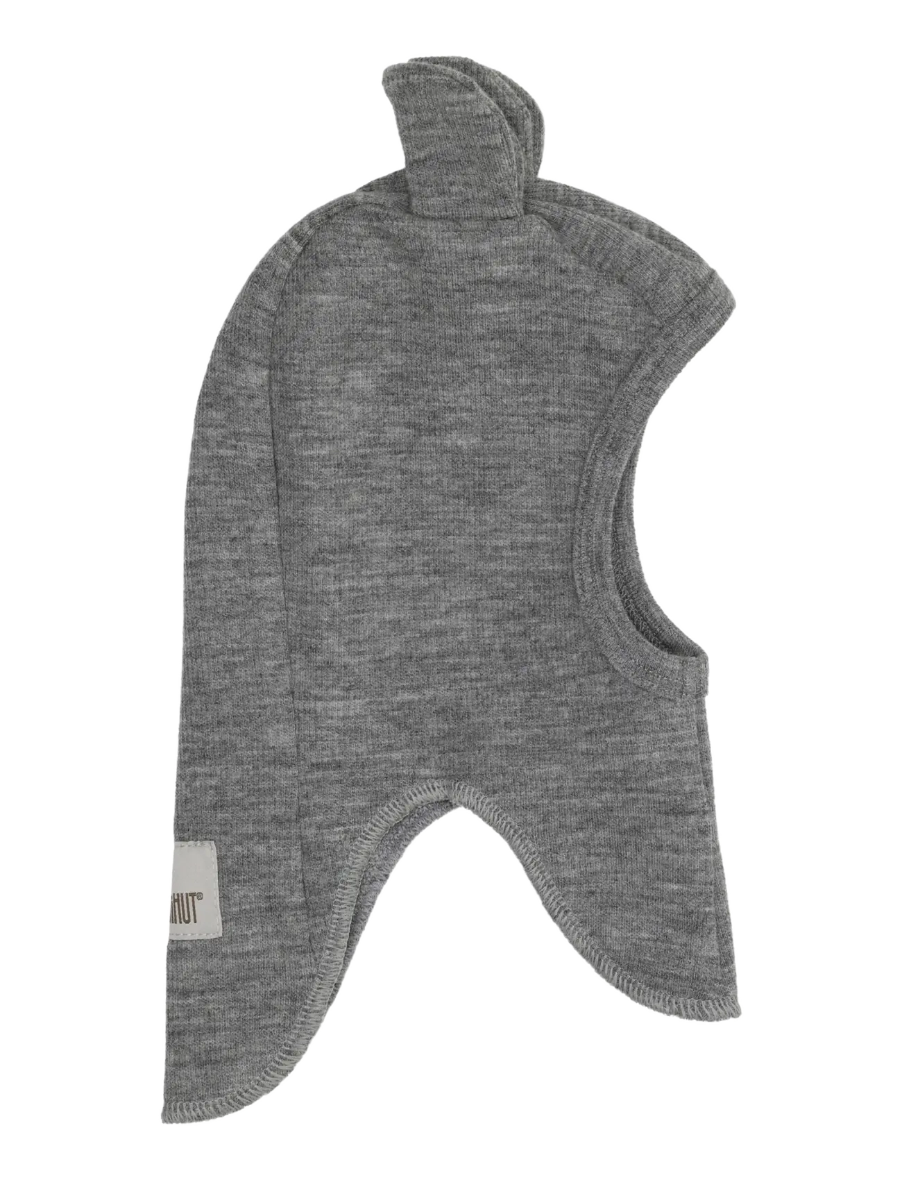 Huttelihut Balaclava Ears Wool Fleece - Balaclava - MEDIUM GREY MELANGE / grey