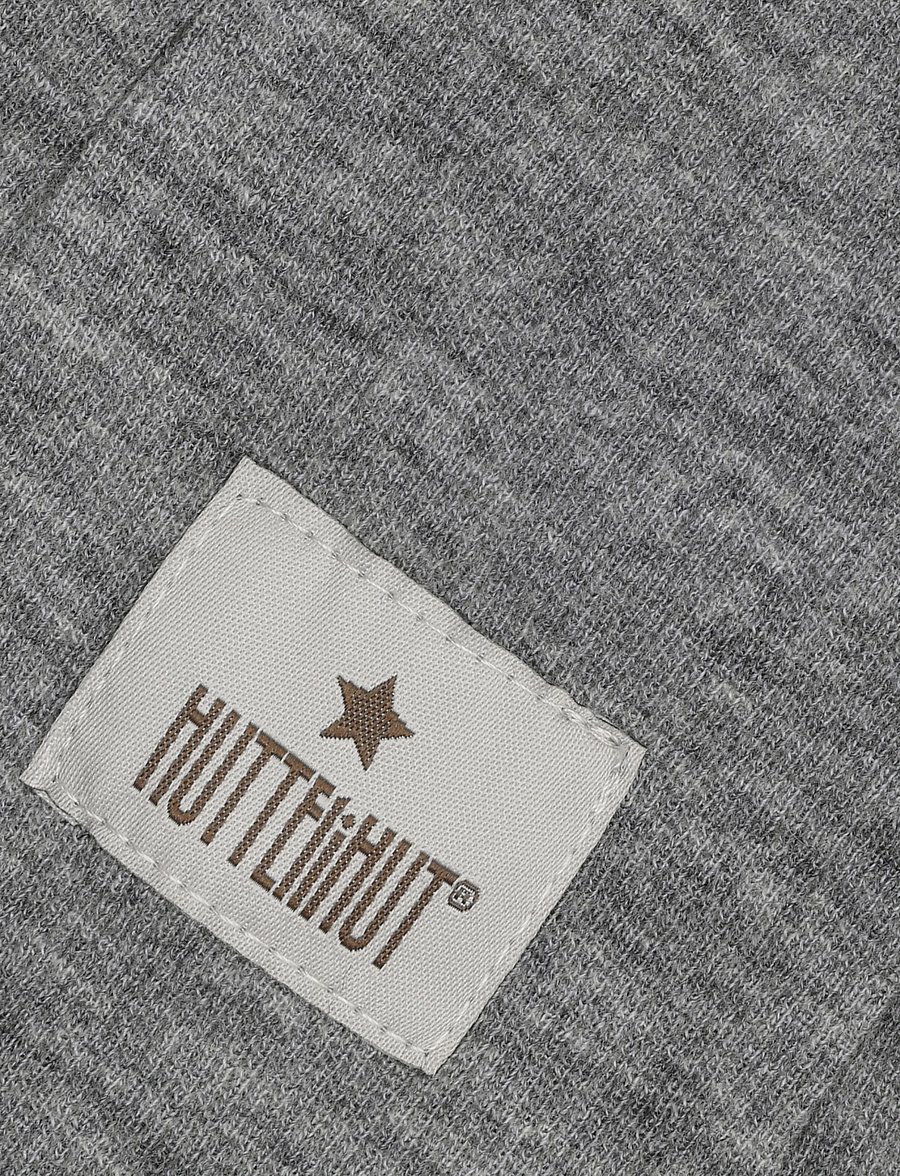 Huttelihut - Balaclava Ears Wool Fleece - hats & caps - medium grey melange - 3