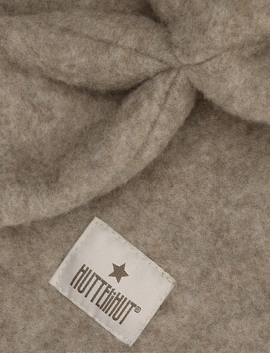 Huttelihut - Balaclava Ears Wool Fleece - savannah melange - 2