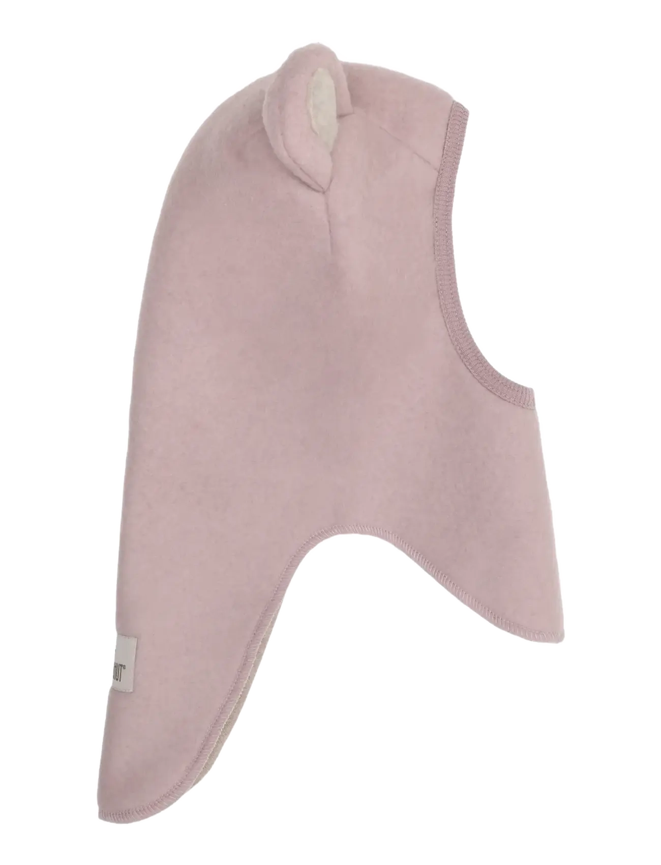 Huttelihut Balaclava Wool Fleece w. Lin. - Wool - WOODROSE / pink/rose