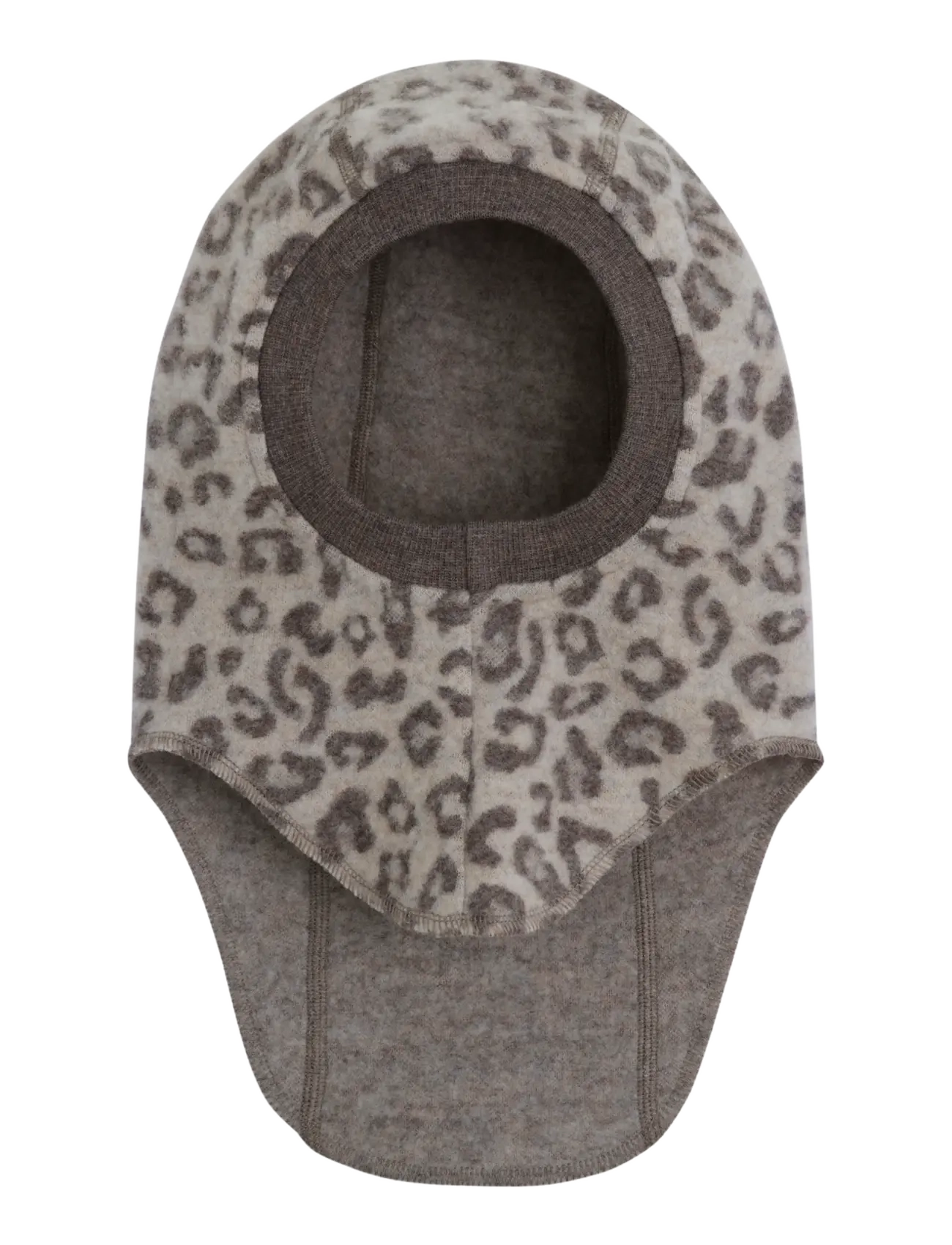 Huttelihut - Balaclava Wool Fleece Jacquard - talvised aksessuaarid - camel melange - 1