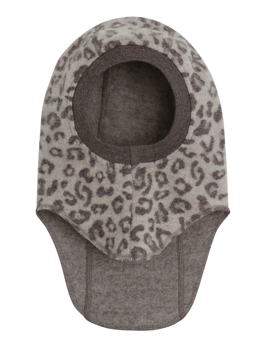 Huttelihut - Balaclava Wool Fleece Jacquard - talvised aksessuaarid - camel melange - 1