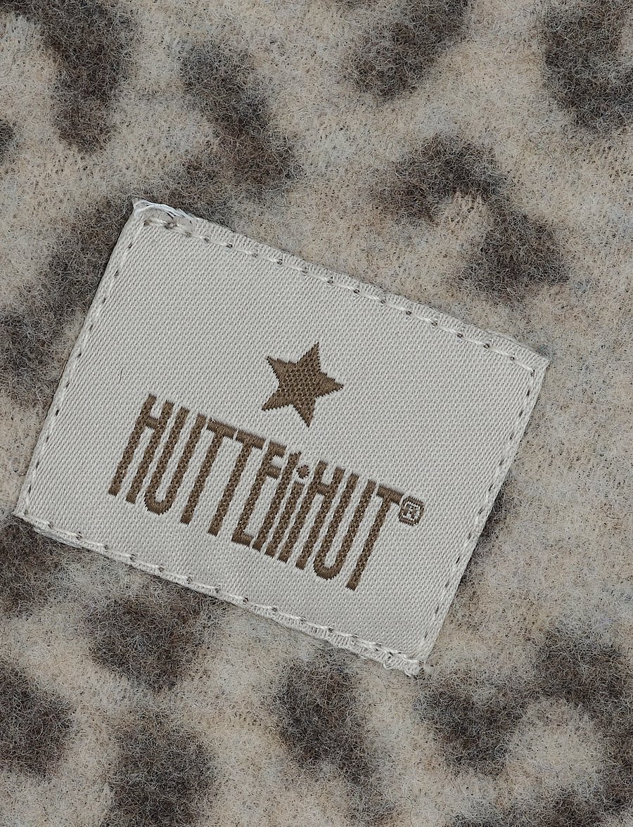 Huttelihut - Balaclava Wool Fleece Jacquard - talvised aksessuaarid - camel melange - 2