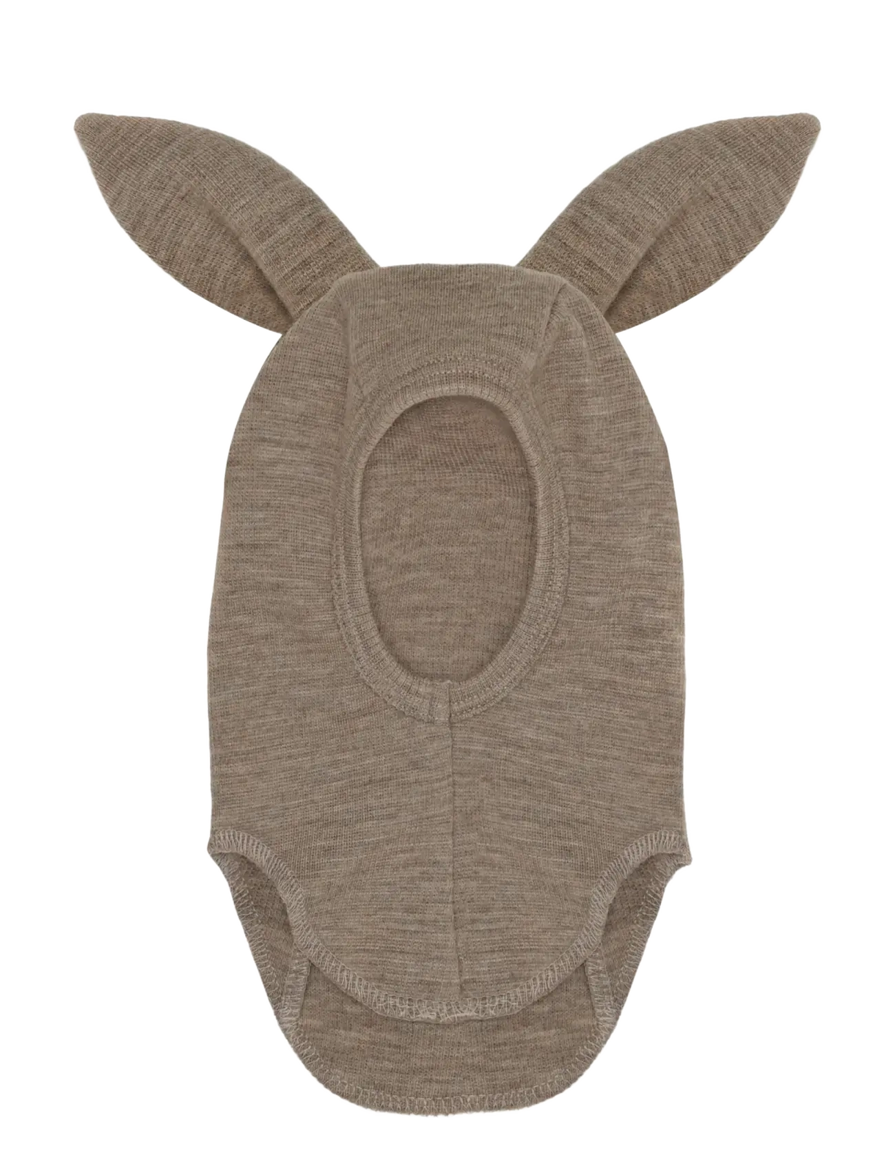 Huttelihut - Balaclava Ears Wool Rib - accessories - savannah melange - 1