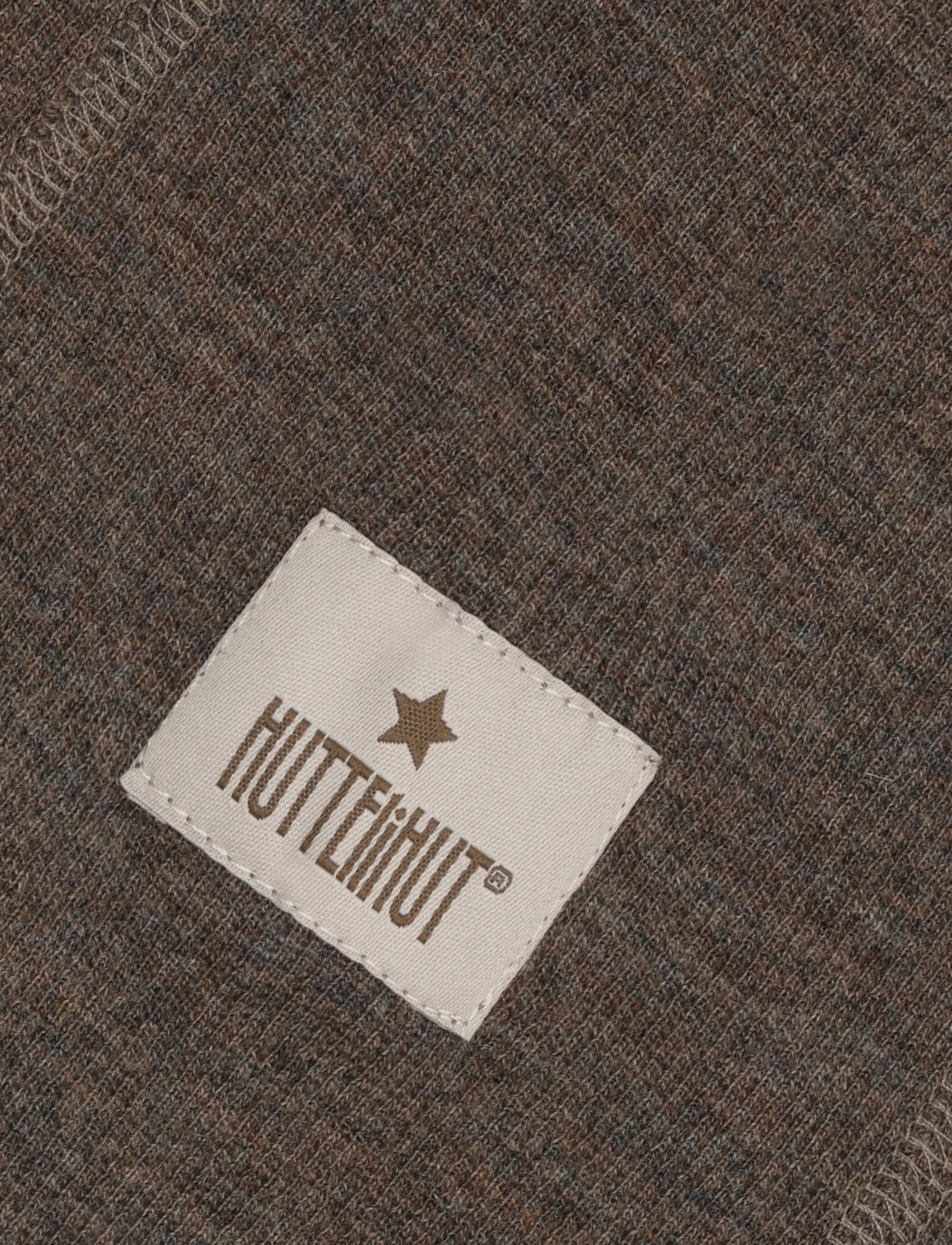 Huttelihut - Balaclava Wool Rib - talvised aksessuaarid - brown melange - 2