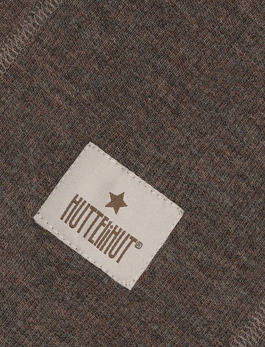 Huttelihut - Balaclava Wool Rib - talvised aksessuaarid - brown melange - 2