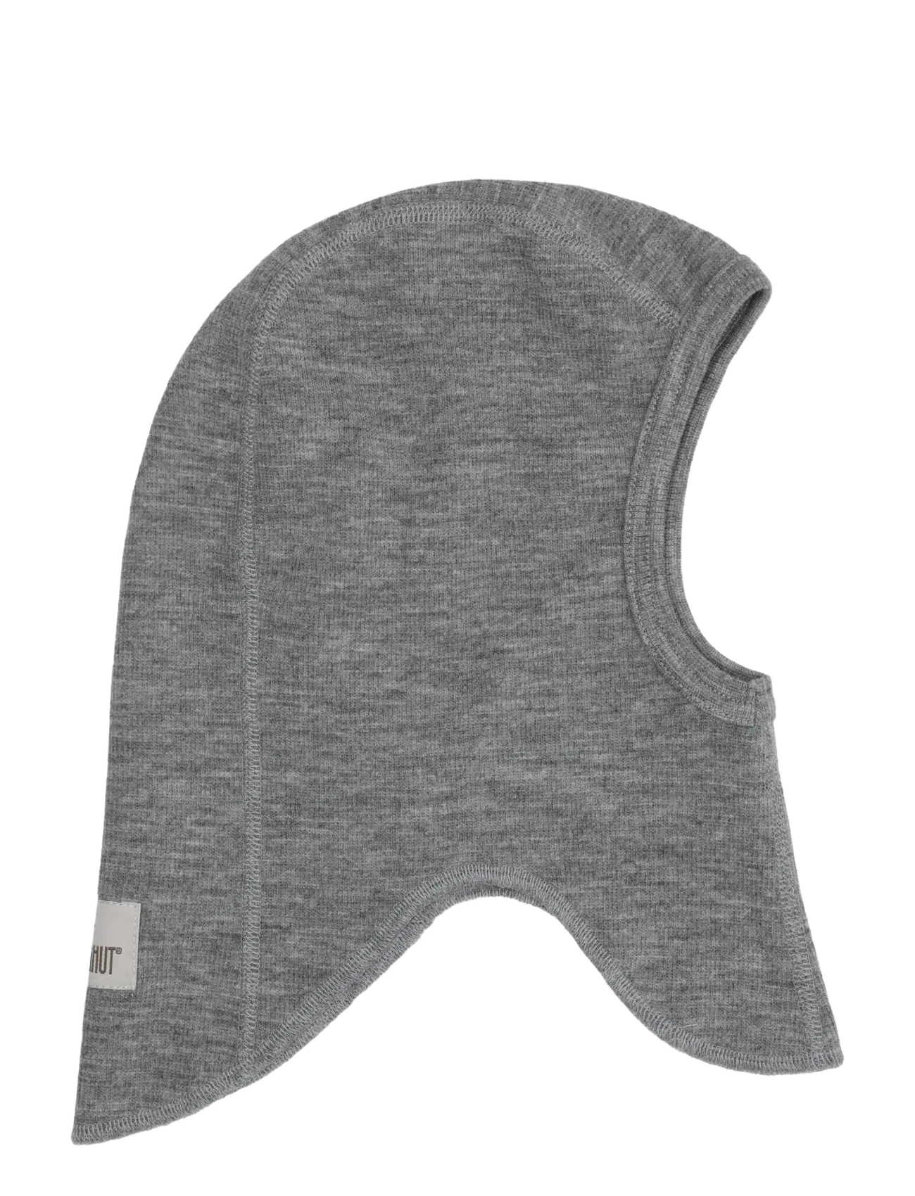 Huttelihut Balaclava Wool Rib - Aksessuaarid - MEDIUM GREY MELANGE / grey