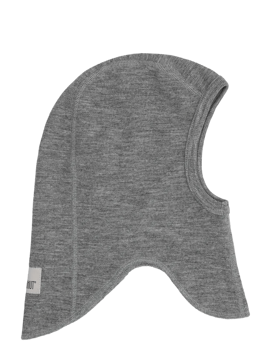 Huttelihut - Balaclava Wool Rib - talvised aksessuaarid - medium grey melange - 0