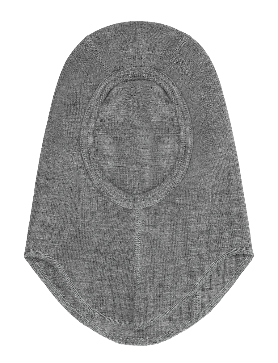 Huttelihut - Balaclava Wool Rib - talvised aksessuaarid - medium grey melange - 1