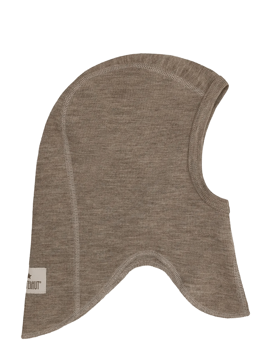 Huttelihut - Balaclava Wool Rib - hats & caps - savannah melange - 0