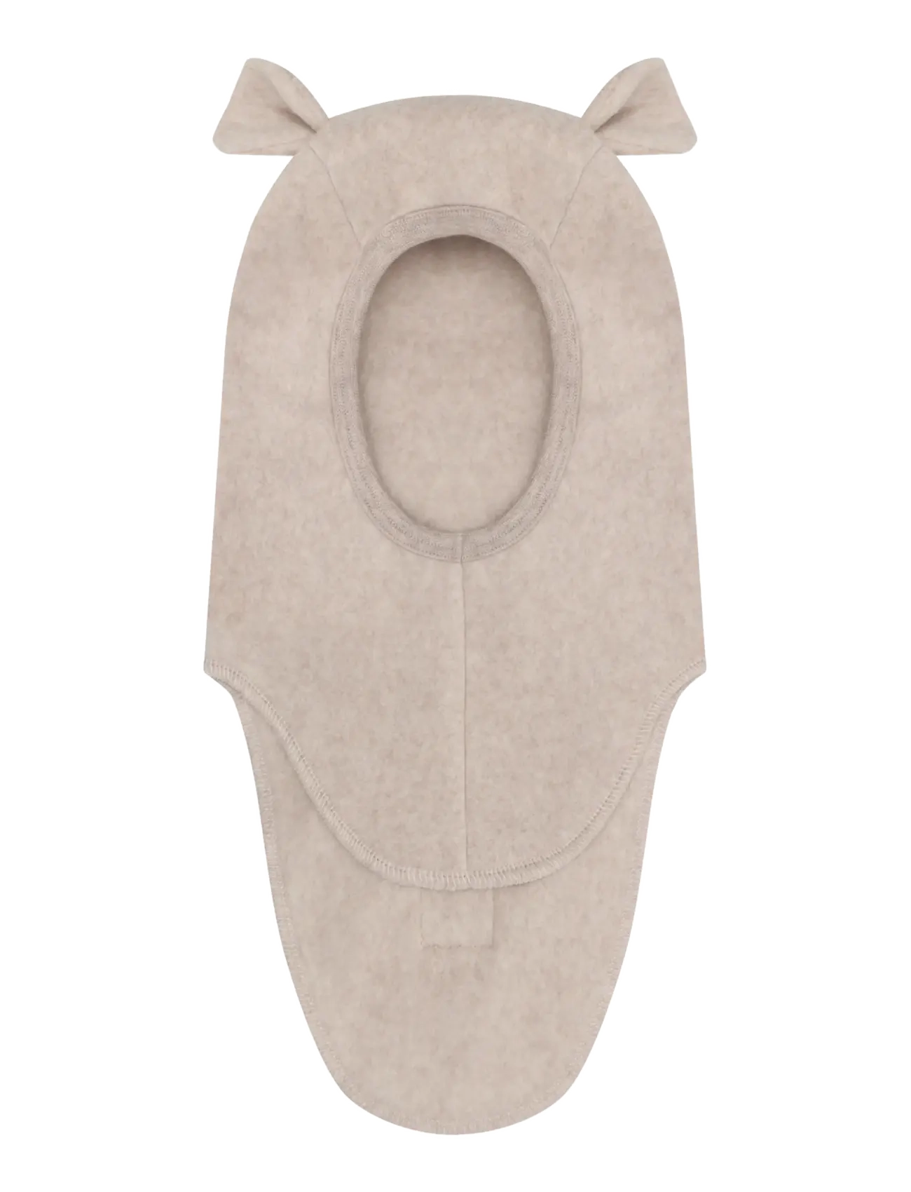 Huttelihut - Balaclava Ears Cotton Fleece - talvised aksessuaarid - camel melange - 1