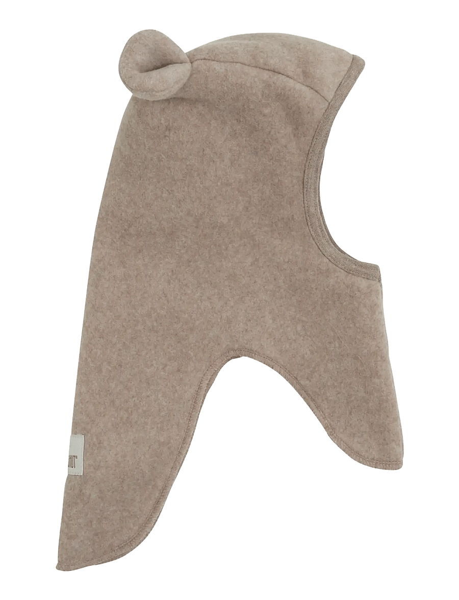 Huttelihut - Balaclava Ears Cotton Fleece - talvised aksessuaarid - savannah melange - 1