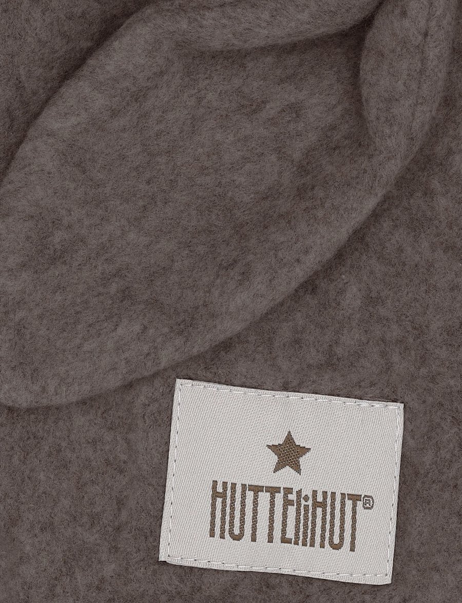 Huttelihut - Balaclava Ears Cotton Fleece - talvised aksessuaarid - brown melange - 2