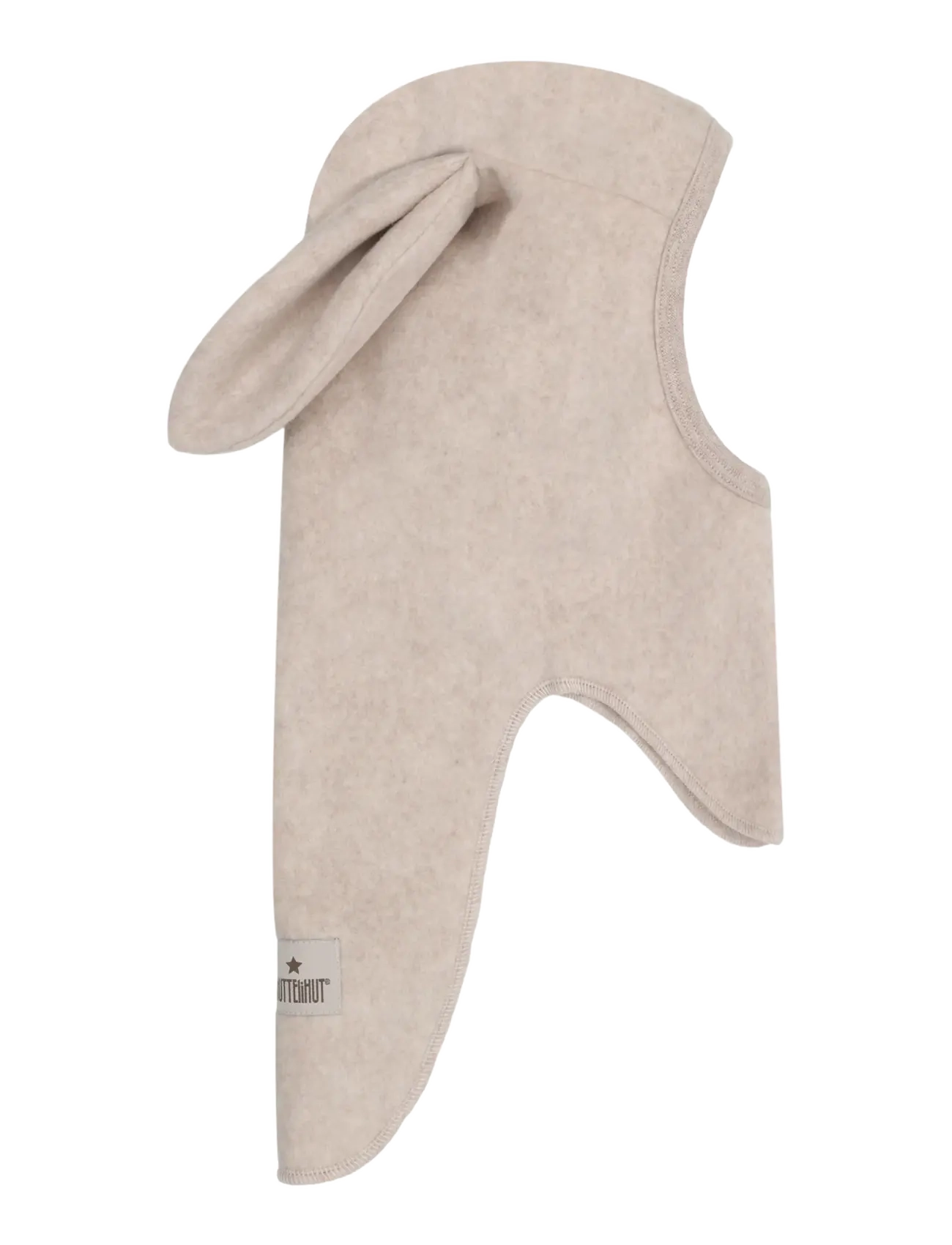 Huttelihut Balaclava Ears Cotton Fleece - Aksessuaarid - CAMEL MELANGE / beige