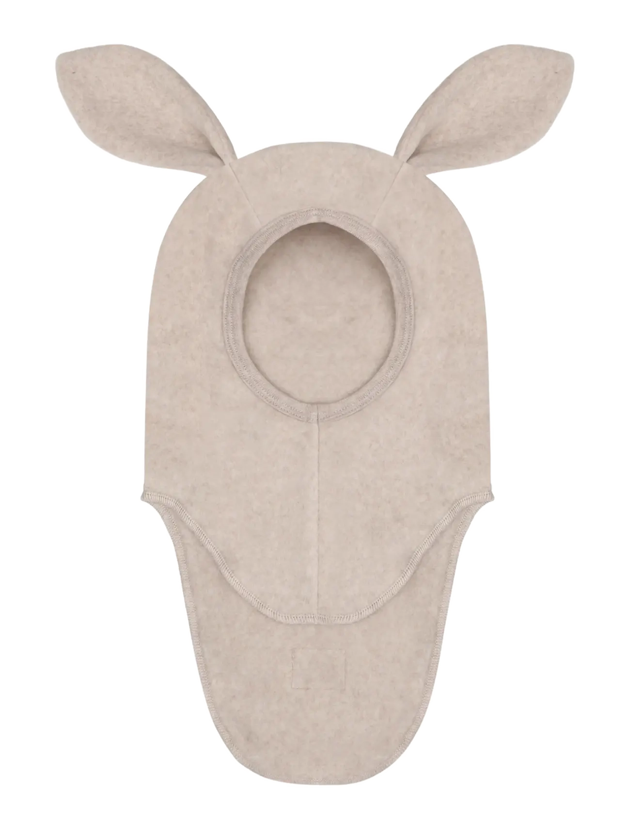 Huttelihut - Balaclava Ears Cotton Fleece - talvised aksessuaarid - camel melange - 1