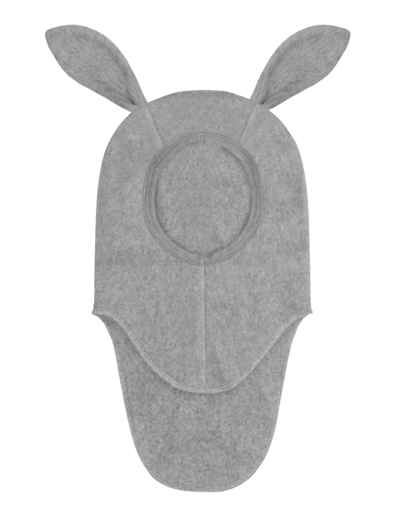 Huttelihut - Balaclava Ears Cotton Fleece - zubehör - medium grey melange - 1