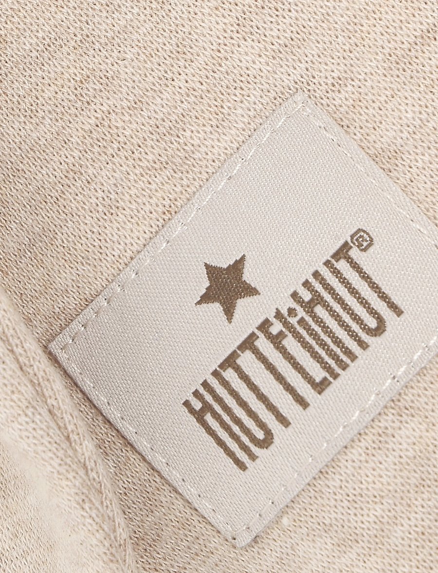 Huttelihut - Balaclava Ears Cotton Rib - talvised aksessuaarid - camel melange - 2