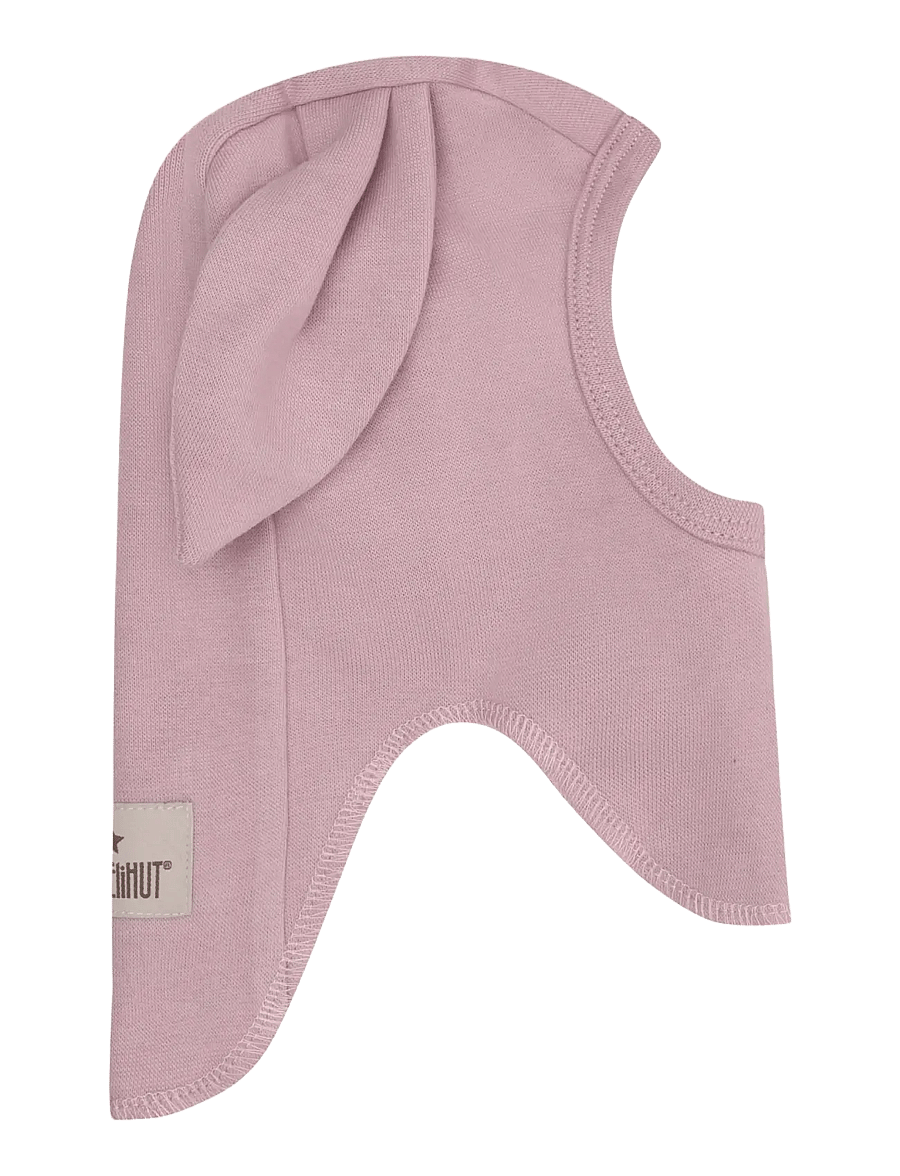 Huttelihut - Balaclava Ears Cotton Rib - talvised aksessuaarid - woodrose - 0