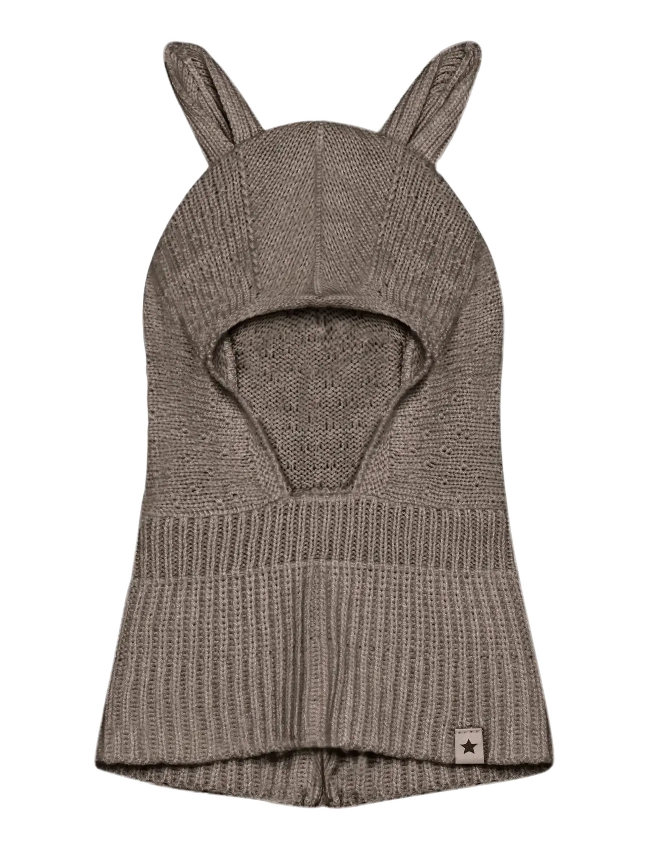 Huttelihut - Balaclava Ears Wool Knit - cinder melange - 1