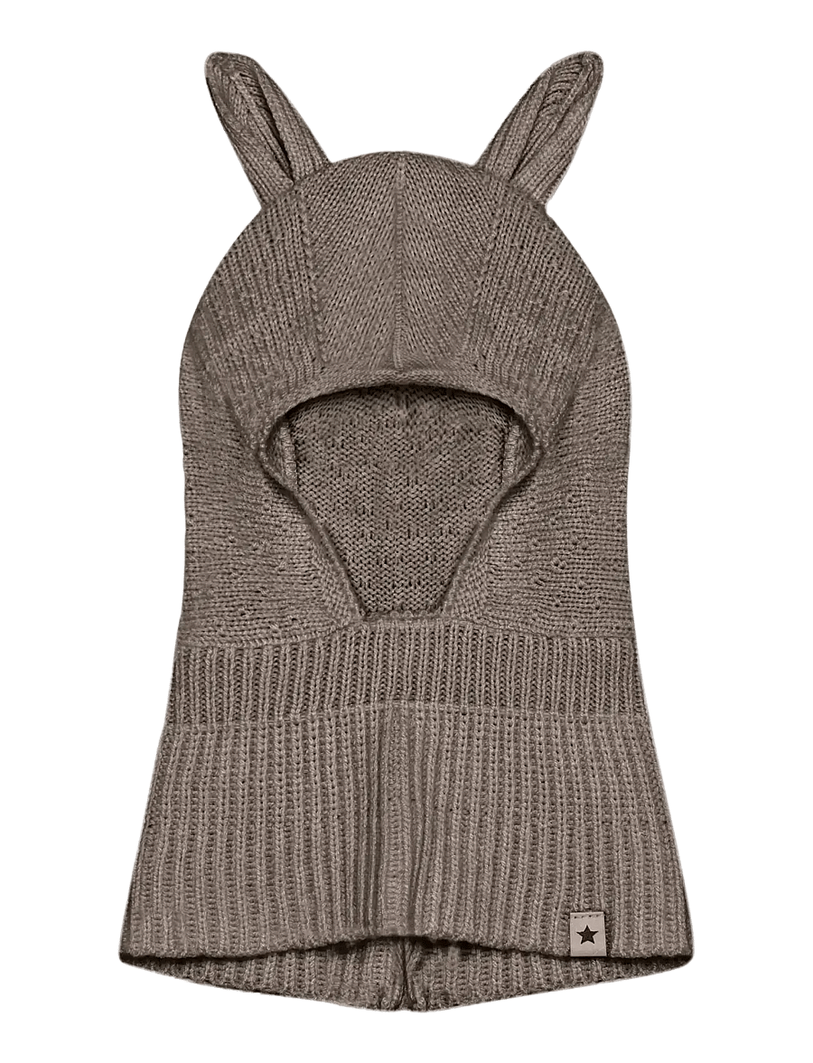 Huttelihut - Balaclava Ears Wool Knit - cinder melange - 1