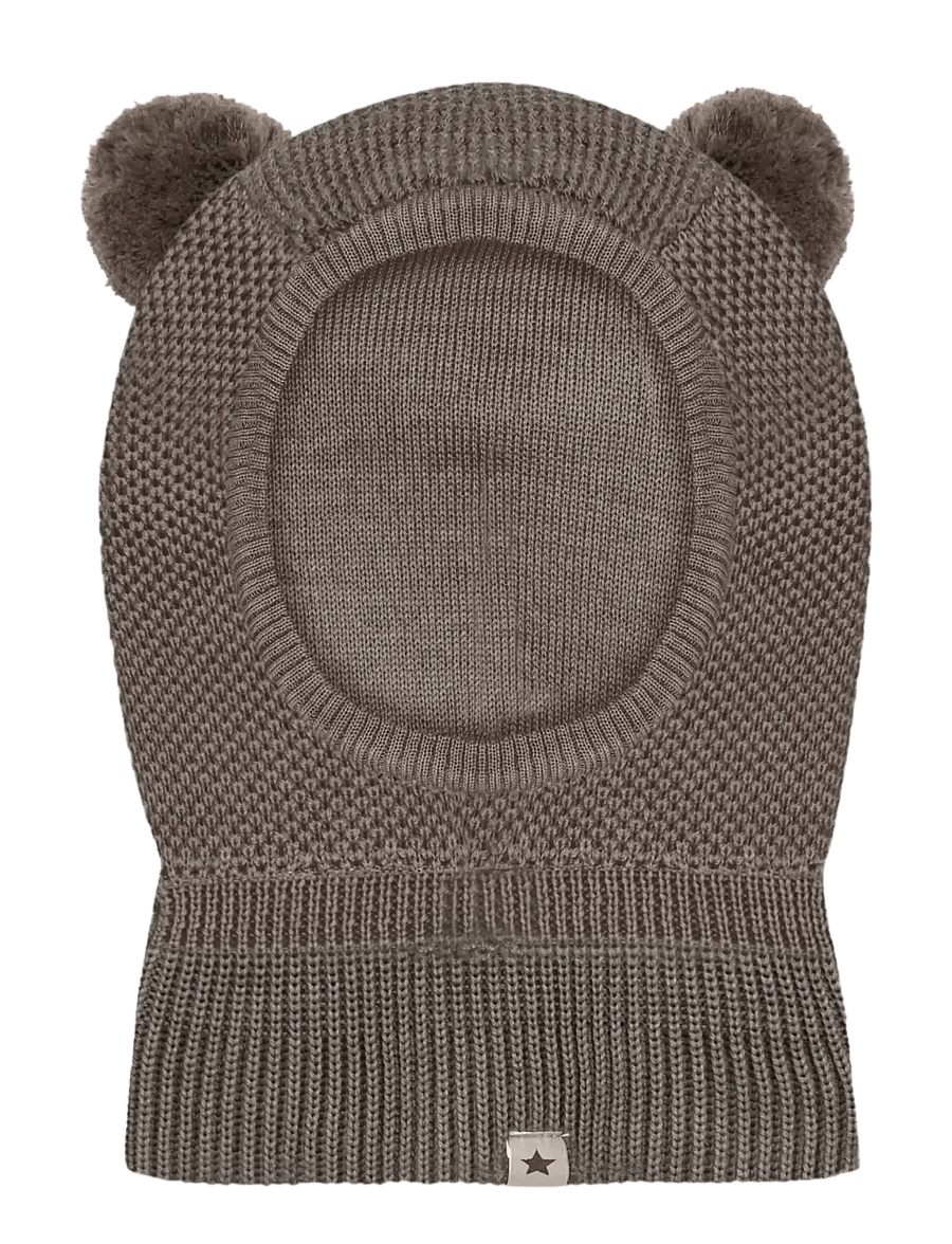 Huttelihut - Balaclava Windstop Pompoms - cinder melange - 1