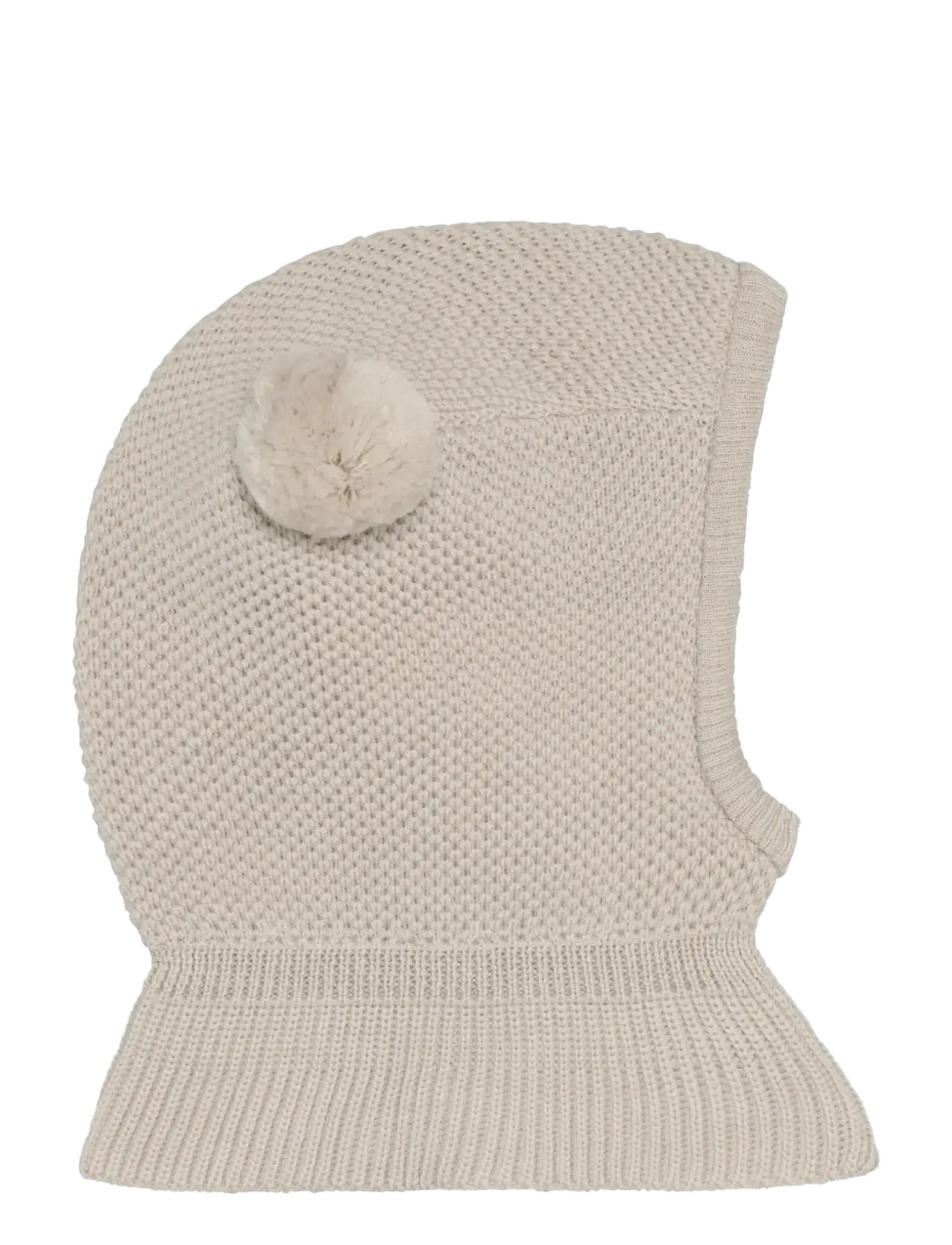 Huttelihut Balaclava Windstop Pompoms - Accessories - SAND MELANGE / beige