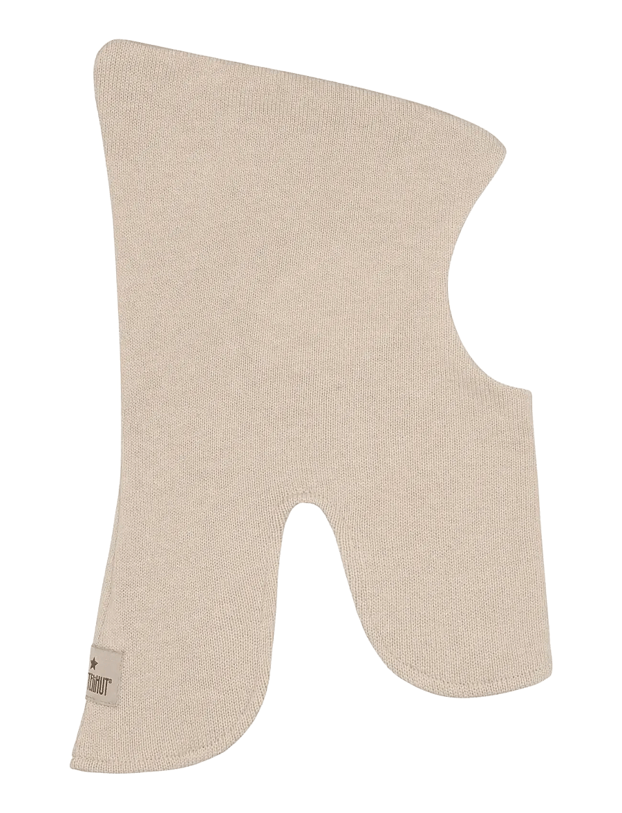 Huttelihut - Balaclava Wool Knit Windstop - sand melange - 0