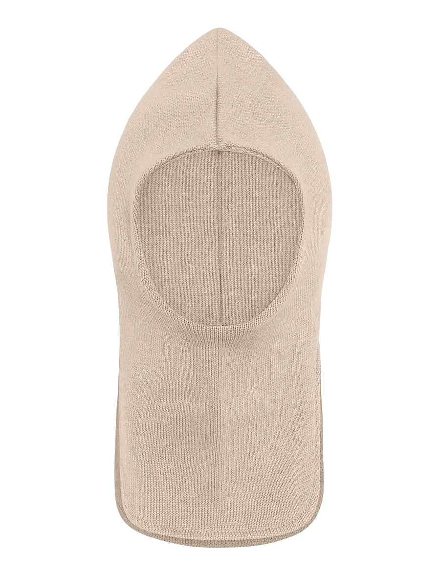 Huttelihut - Balaclava Wool Knit Windstop - sand melange - 1