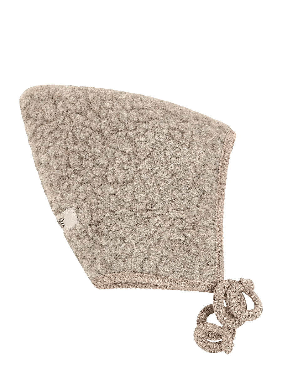 Huttelihut - Bonnet Wool Teddy - babymützen - camel melange - 0