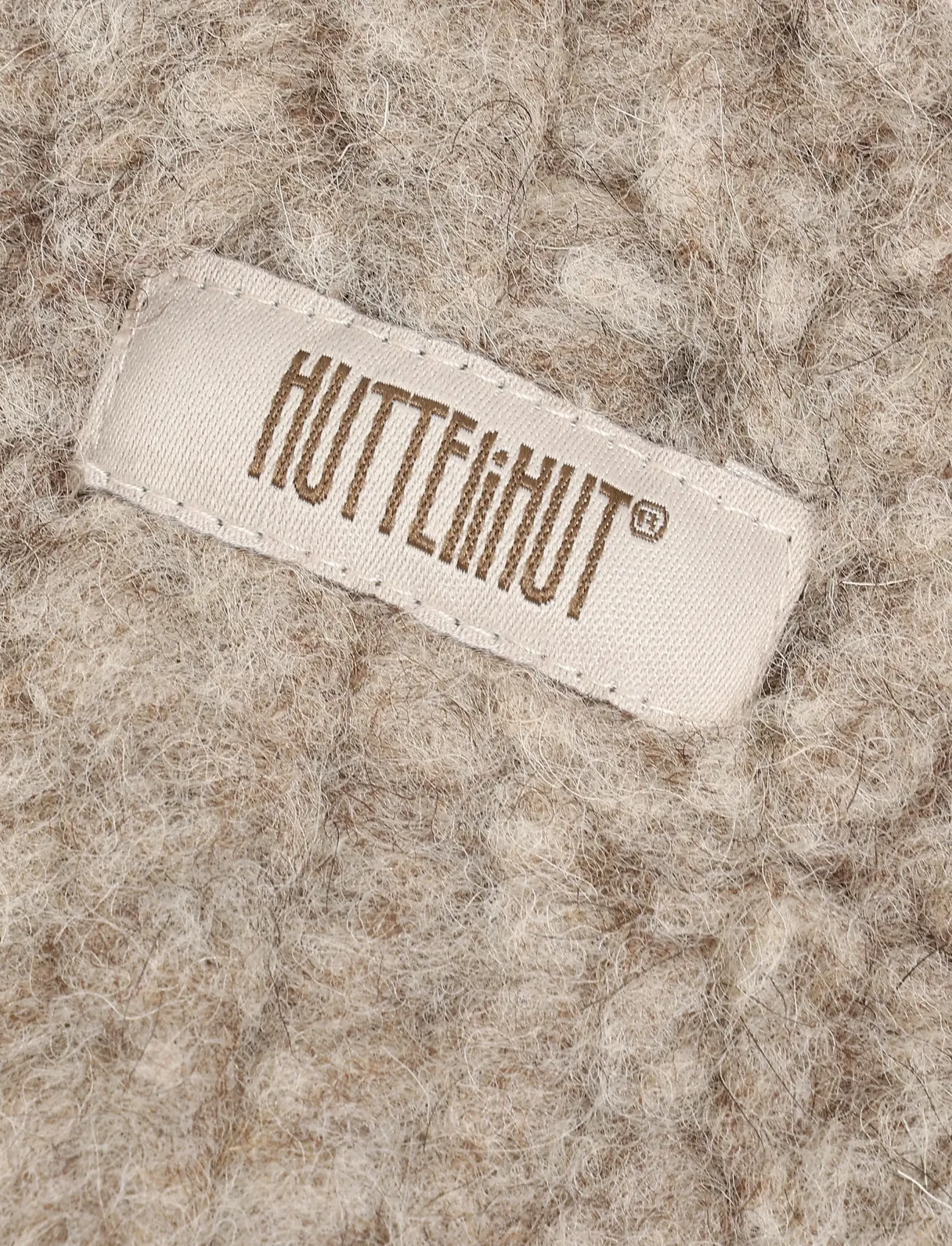 Huttelihut - Bonnet Wool Teddy - babymützen - camel melange - 2