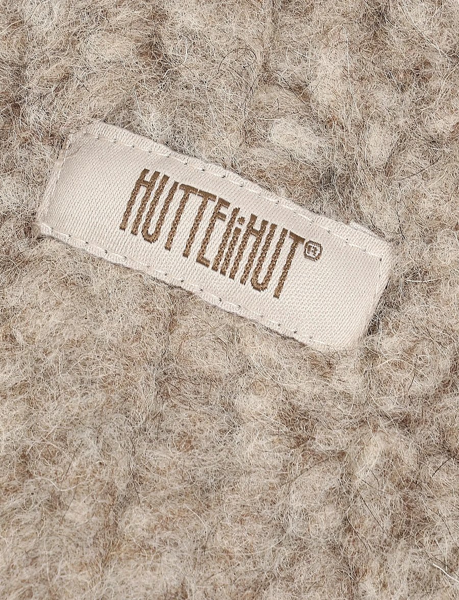 Huttelihut - Bonnet Wool Teddy - babymützen - camel melange - 2