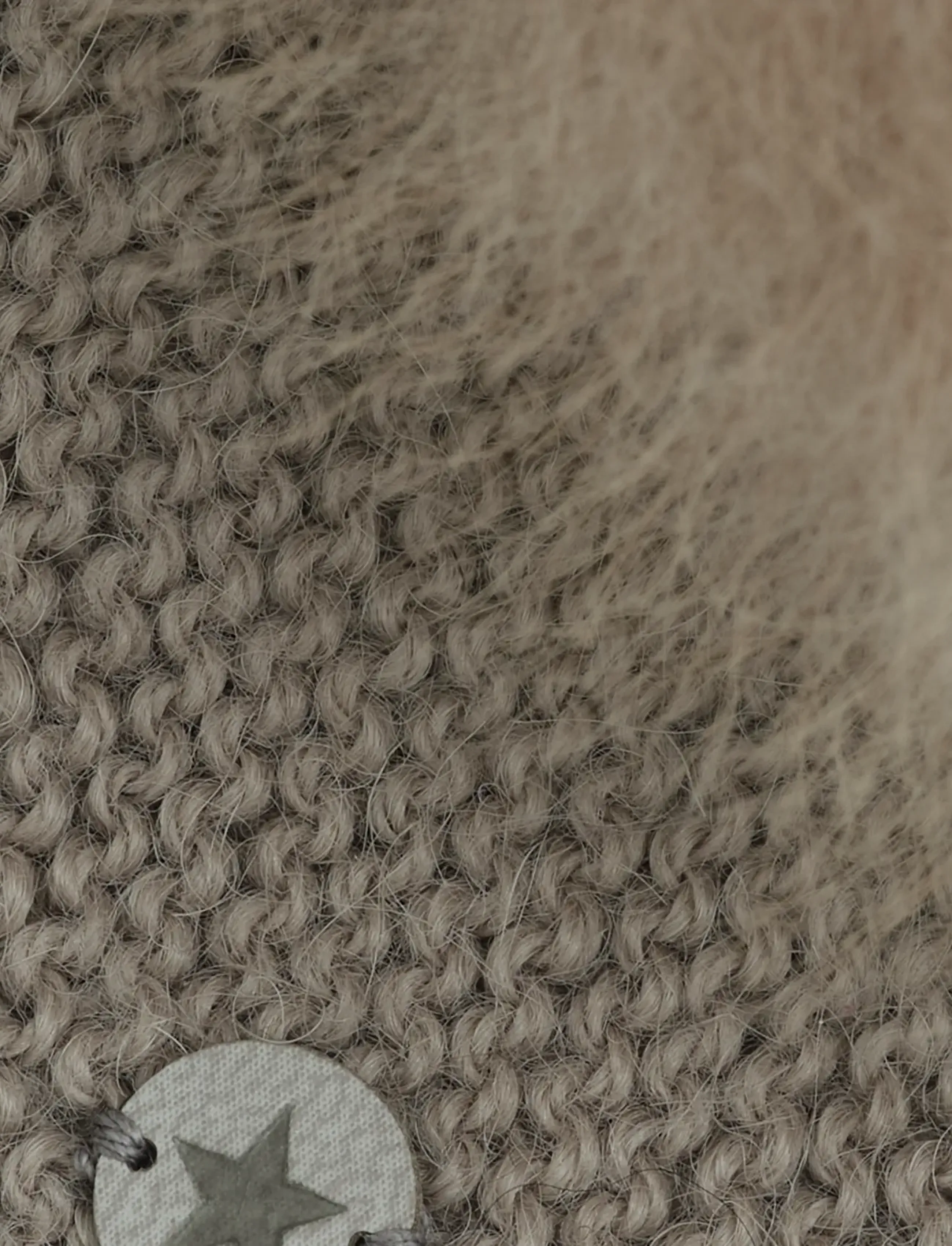 Huttelihut - Bonnet Wool Knit Alpaca Pompom - babymützen - atmosphere - 2