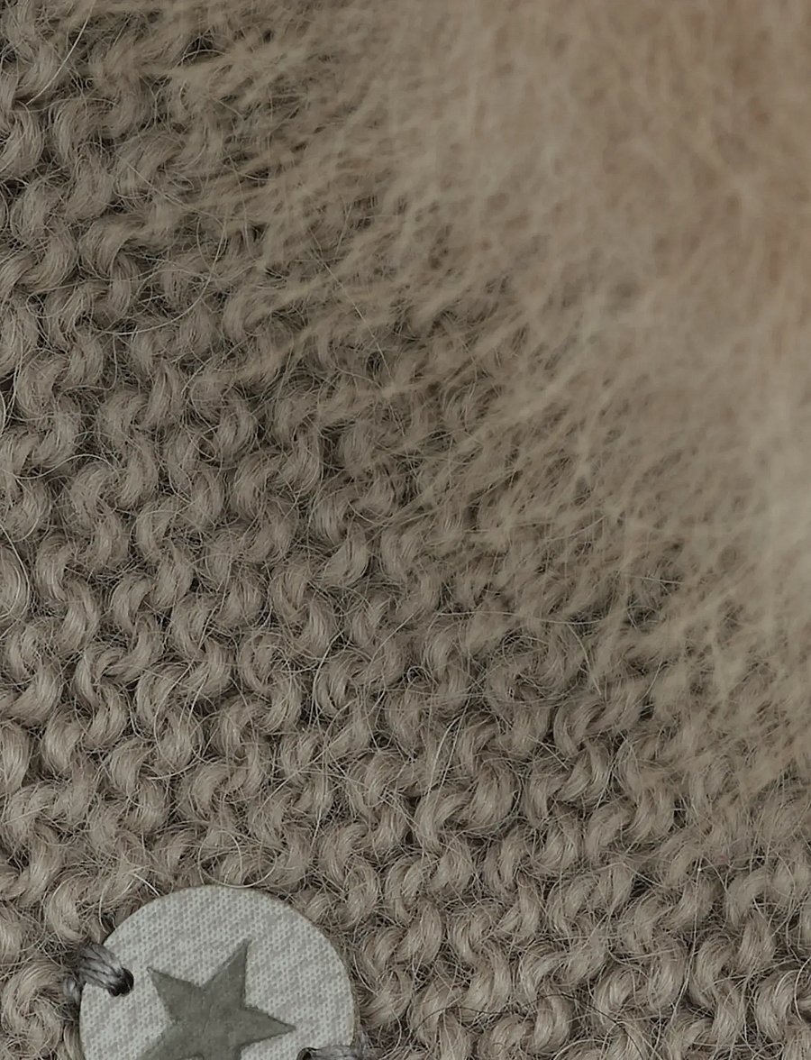 Huttelihut - Bonnet Wool Knit Alpaca Pompom - babymützen - atmosphere - 2