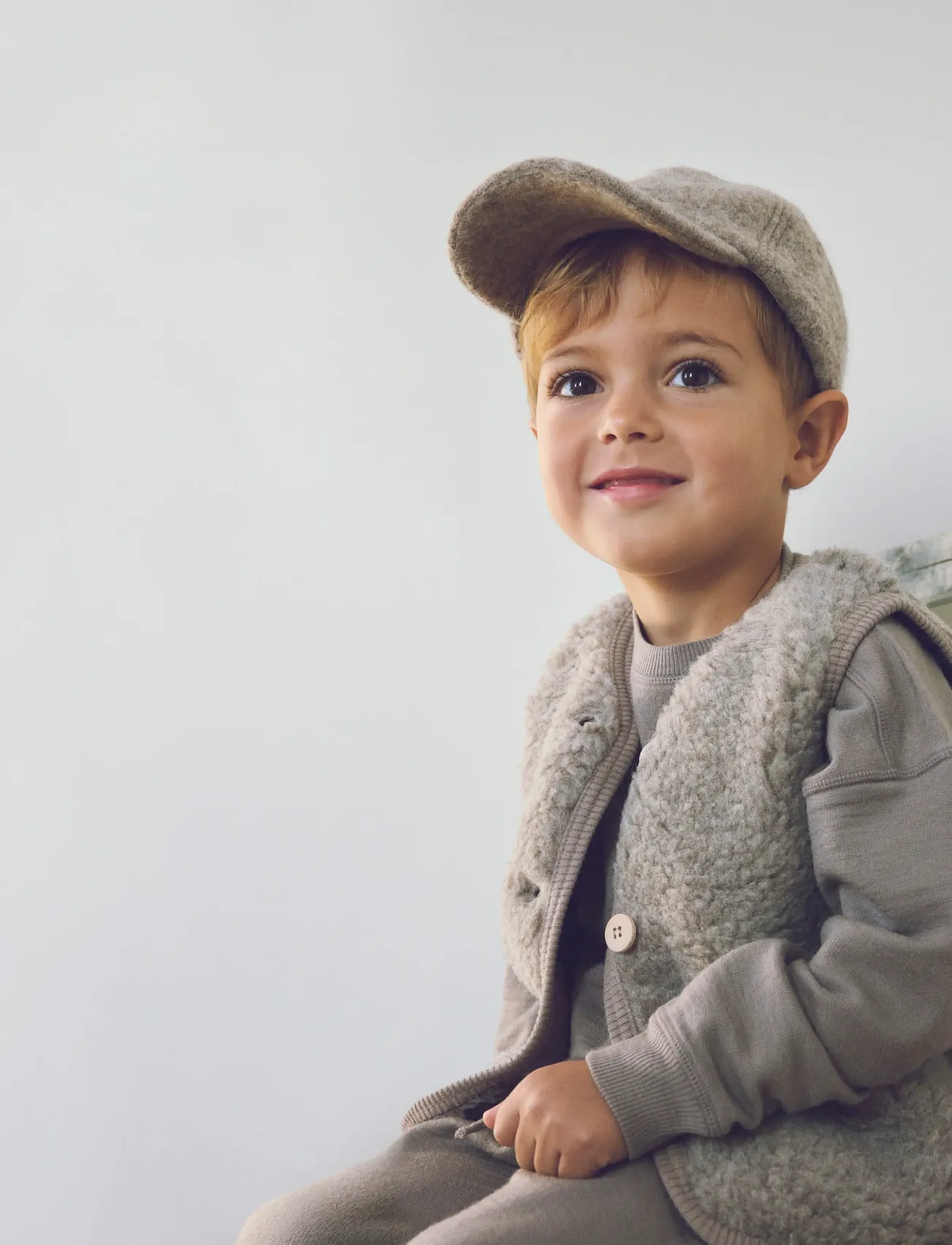 Huttelihut - Cap Wool - camel melange - 0