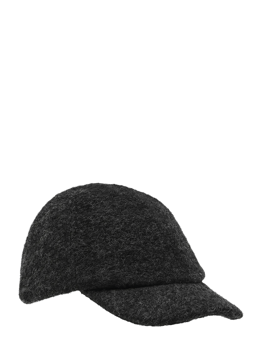 Huttelihut - Cap Wool - caps - dark grey melange - 0