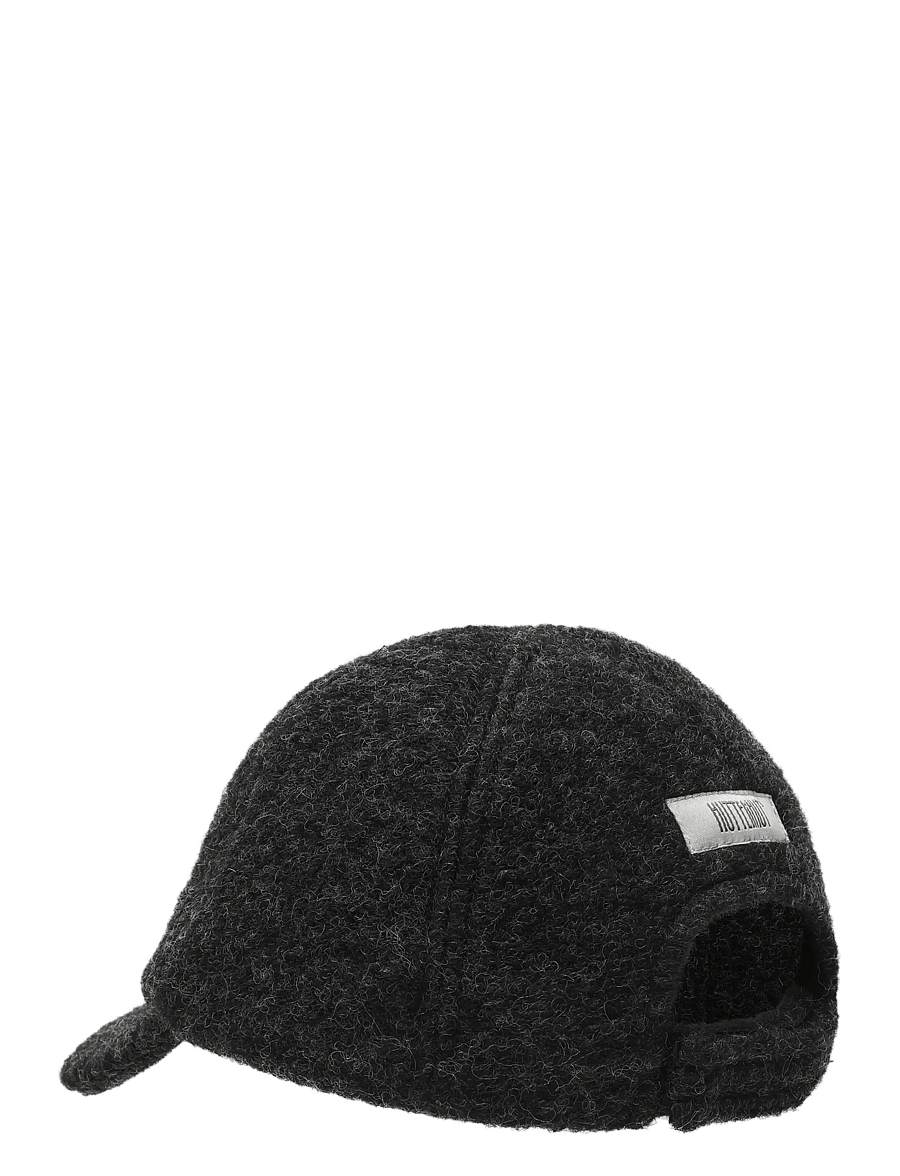 Huttelihut - Cap Wool - caps - dark grey melange - 1