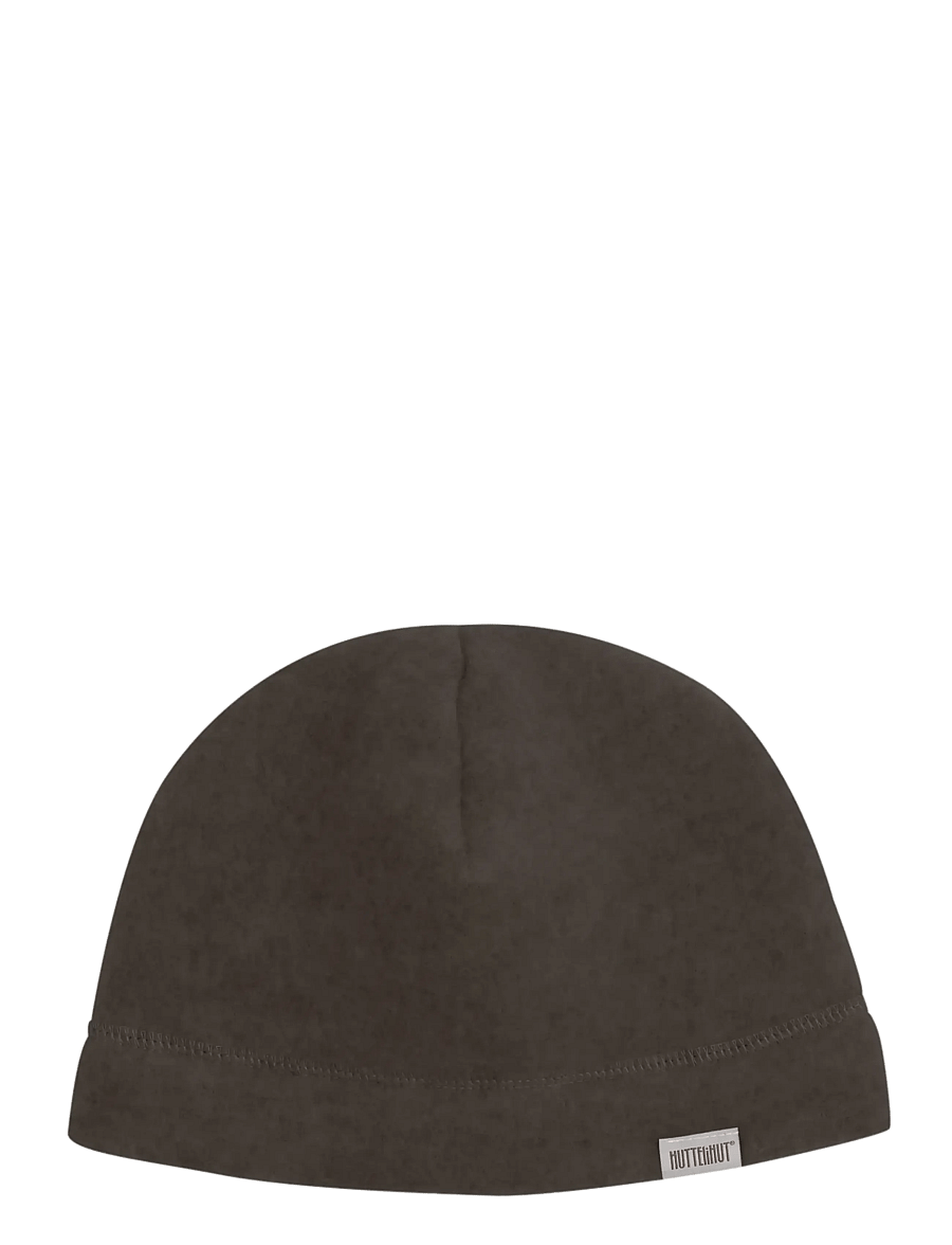 Huttelihut - Beanie Wool Fleece - babymössor - brown melange - 0