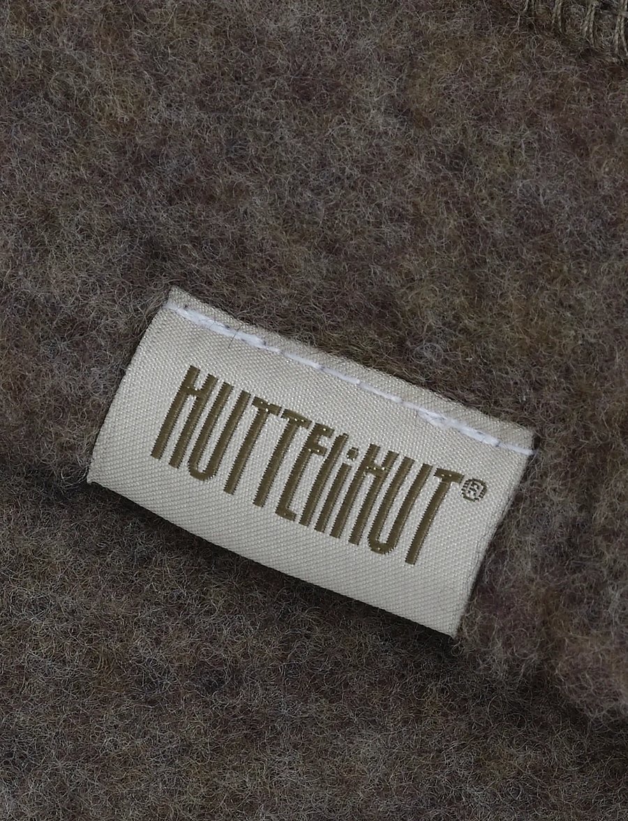 Huttelihut - Beanie Wool Fleece - babymössor - brown melange - 2