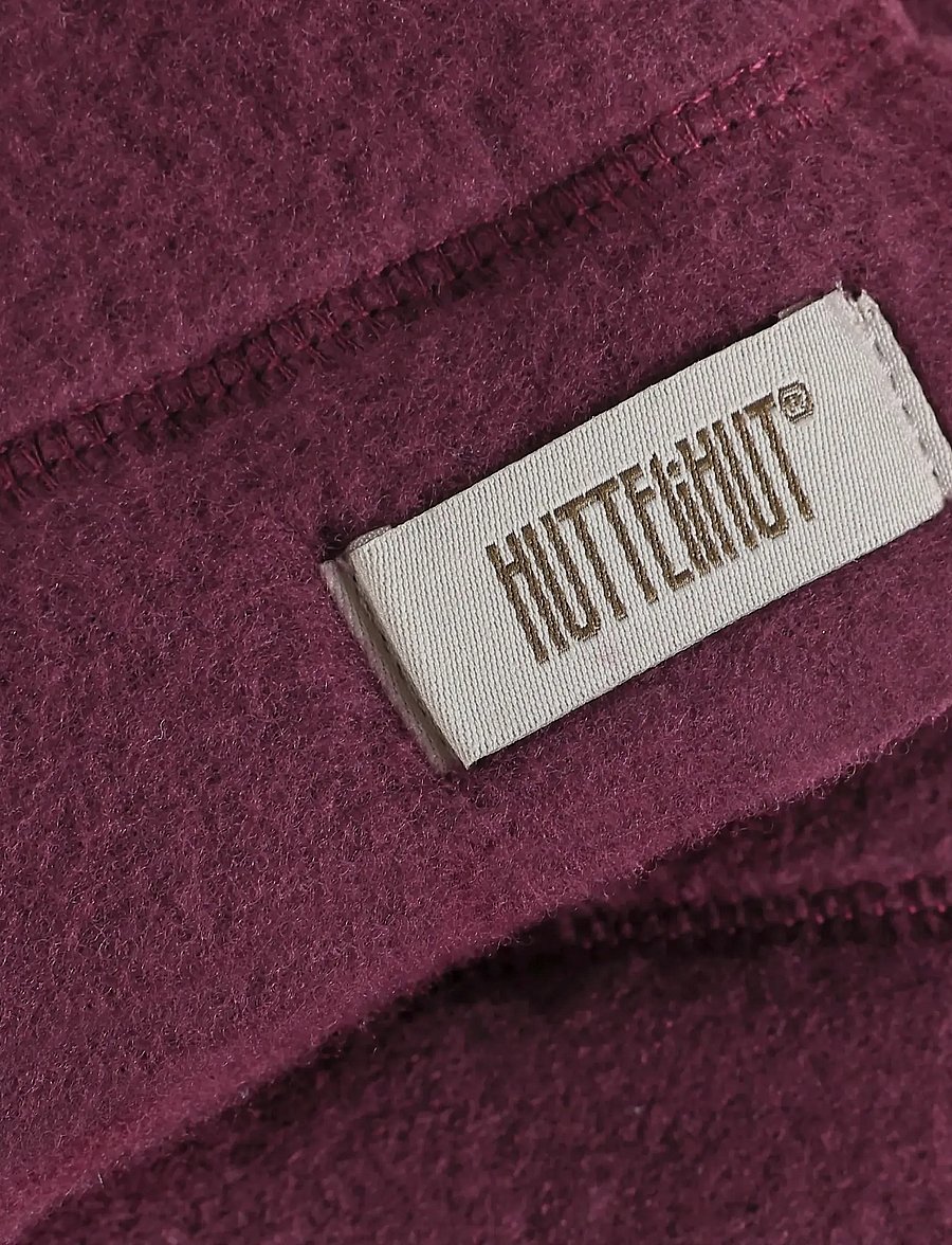 Huttelihut - Beanie Wool Fleece - babymössor - port royale - 2